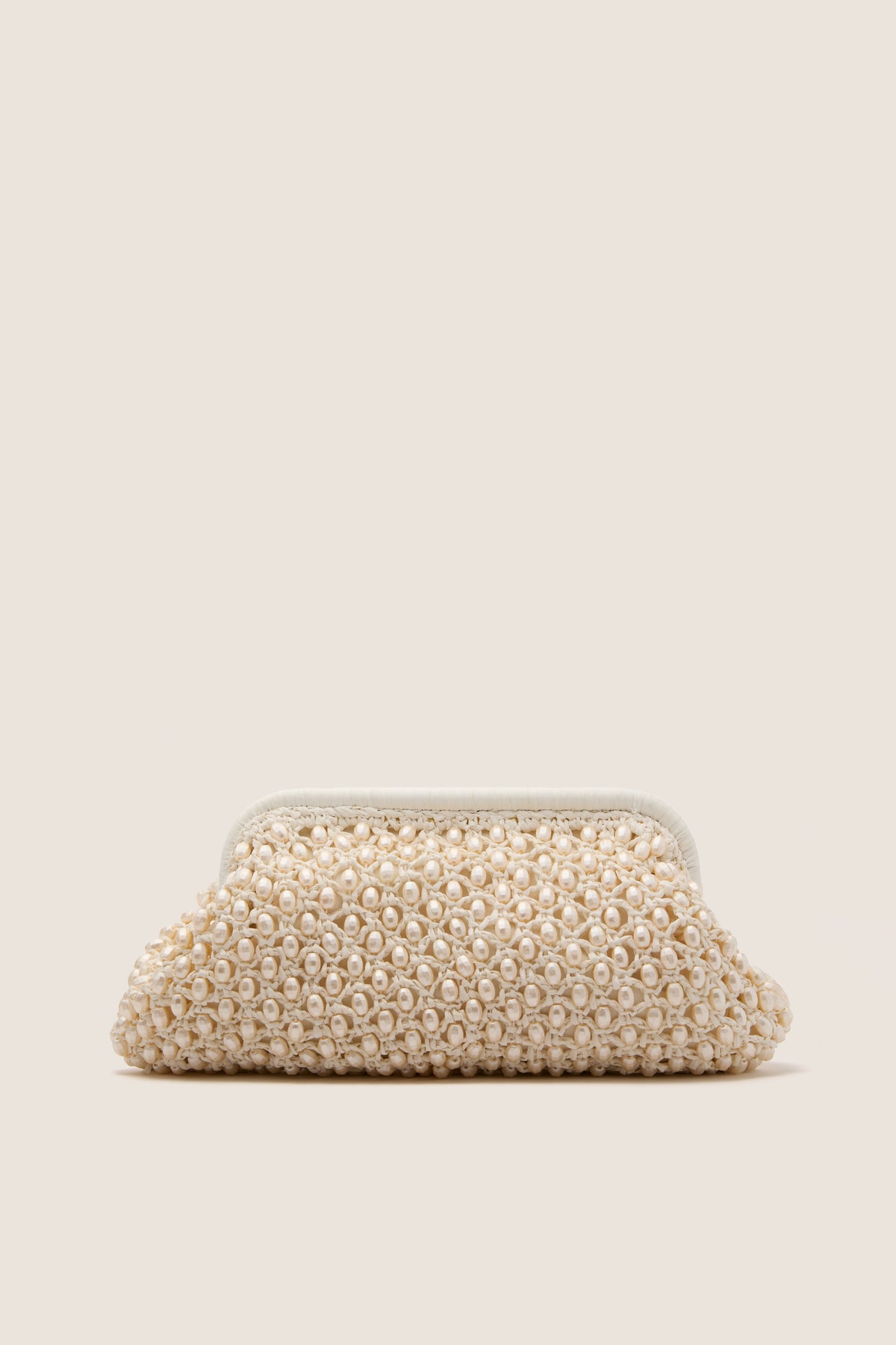 White Perola Clutch