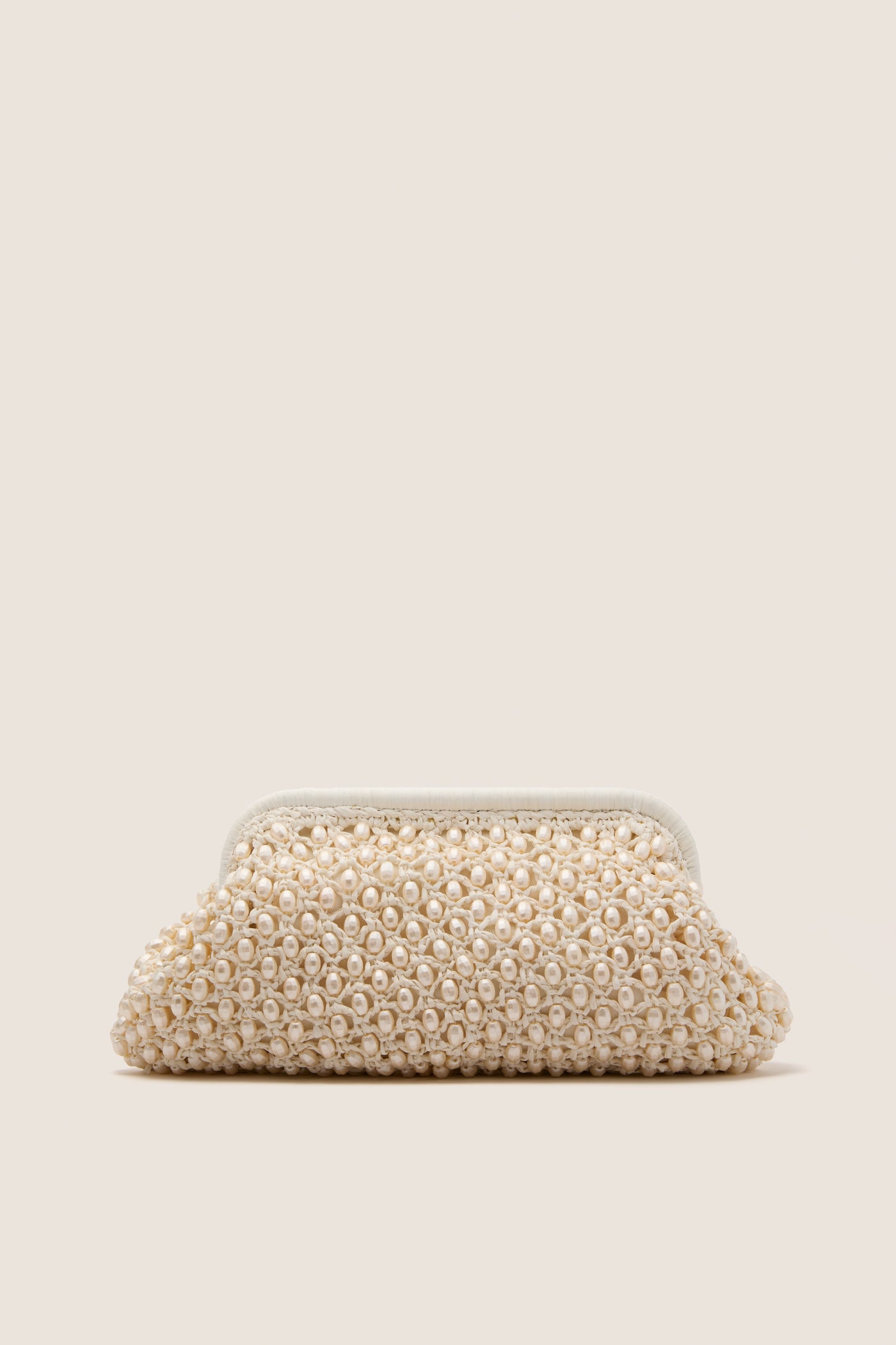 White Perola Clutch