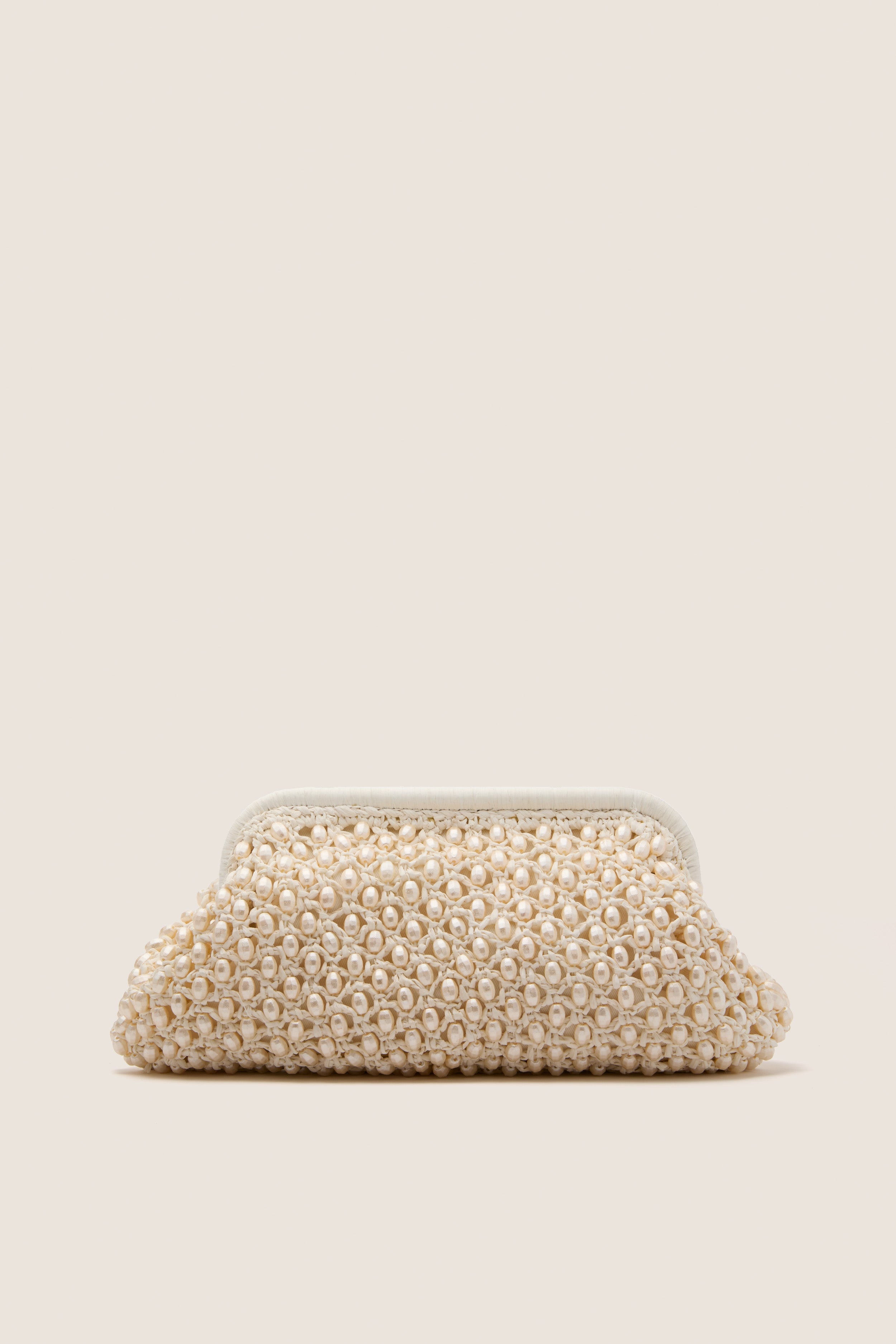 White Perola Clutch