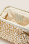 White Perola Clutch