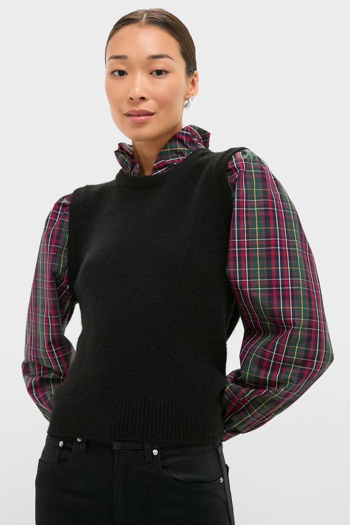 Tartan Ella Sweater Blouse
