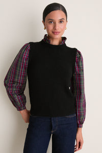 Tartan Ella Sweater Blouse