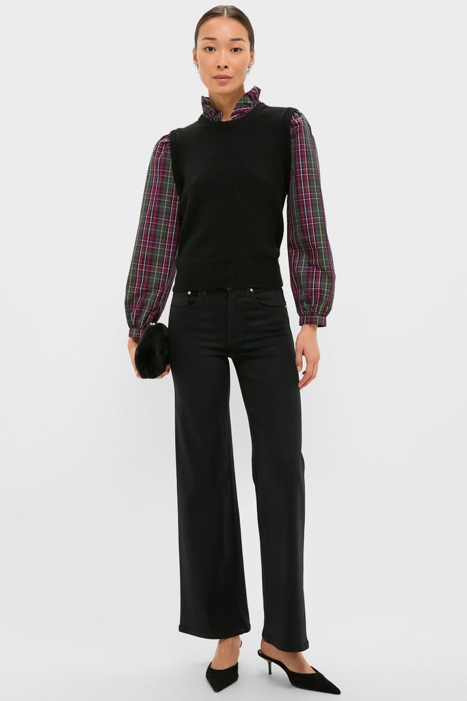 Tartan Ella Sweater Blouse