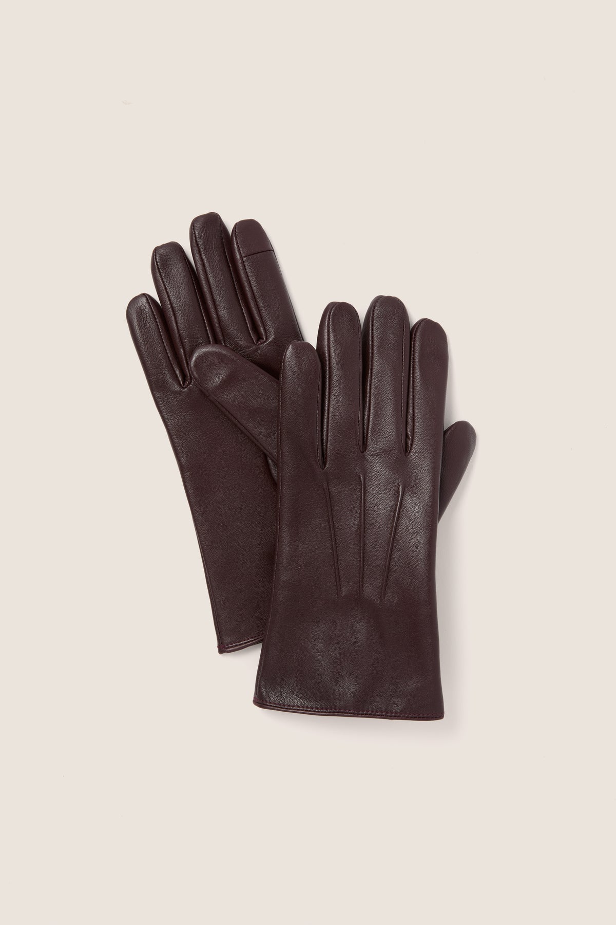 Windsor Wine Short Leather Gloves