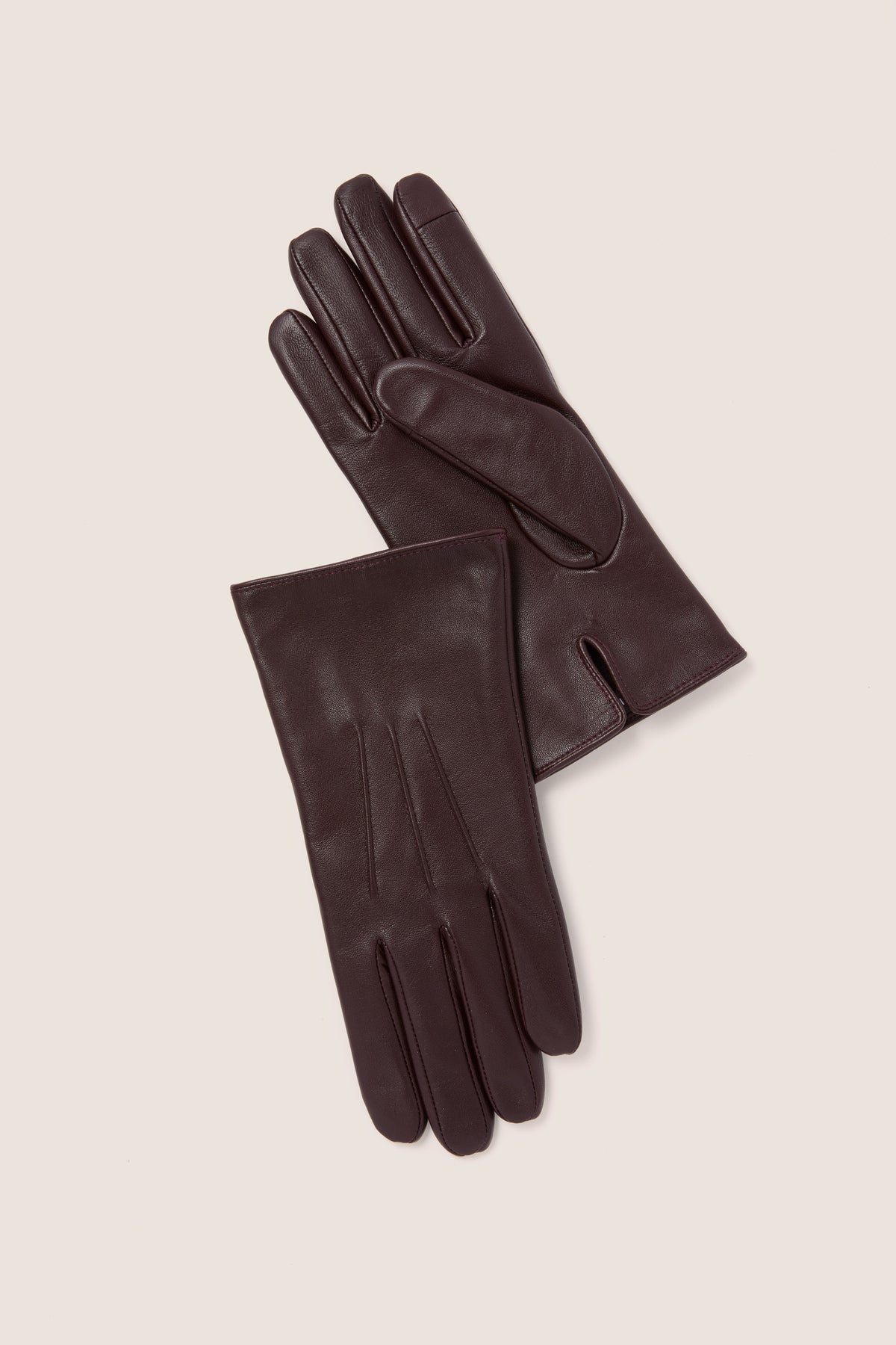 Windsor Wine Short Leather Gloves