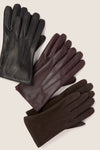 Windsor Wine Short Leather Gloves