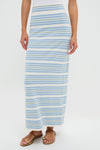 Multicolor Stripe Midi Skirt