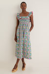 Folk Border Carrie Dress