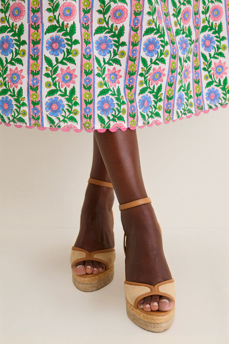 Folk Border Carrie Dress