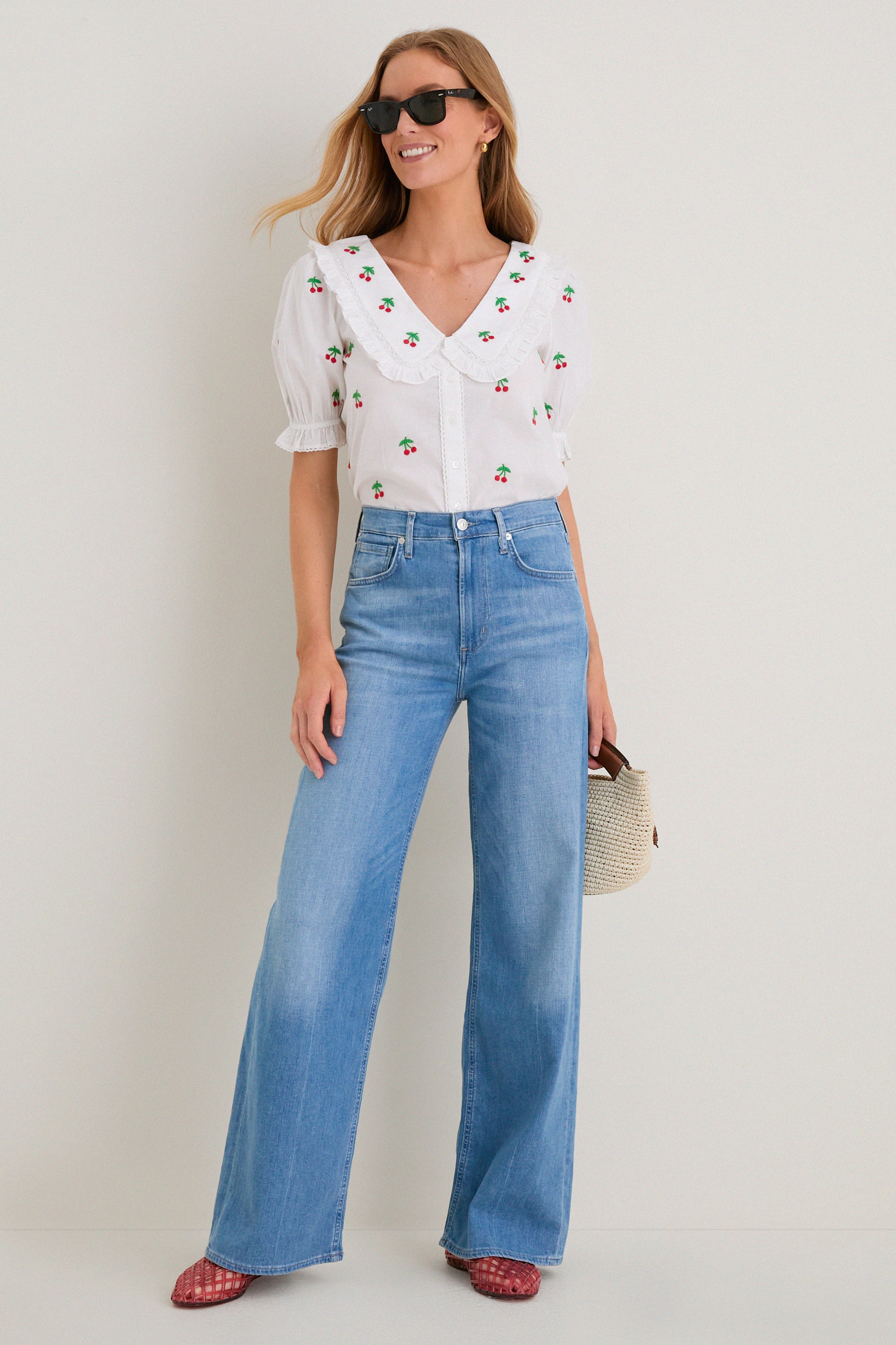 Cherrylicious Ava Blouse | Pink City Prints