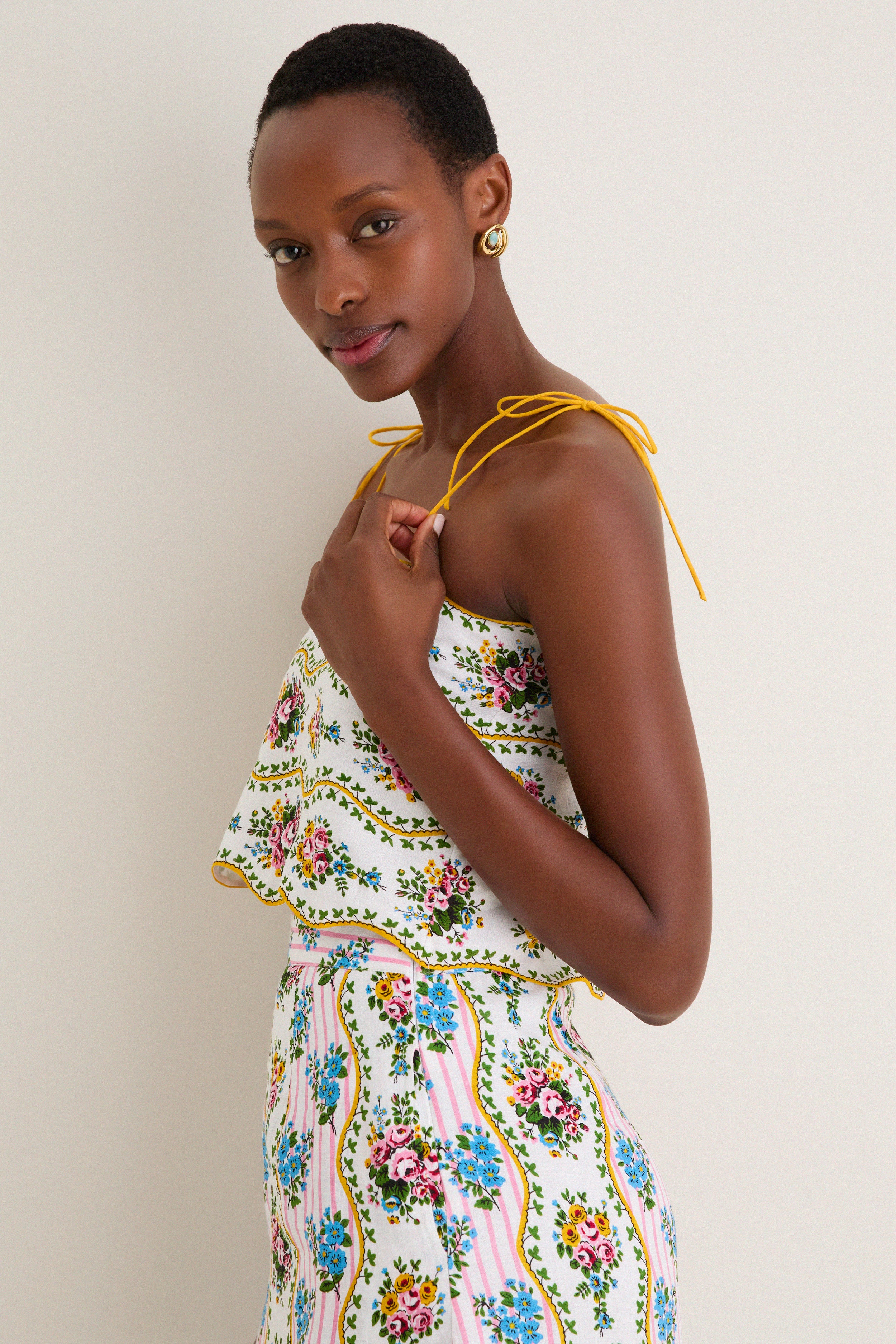 Vintage Bouquet Sicily Top