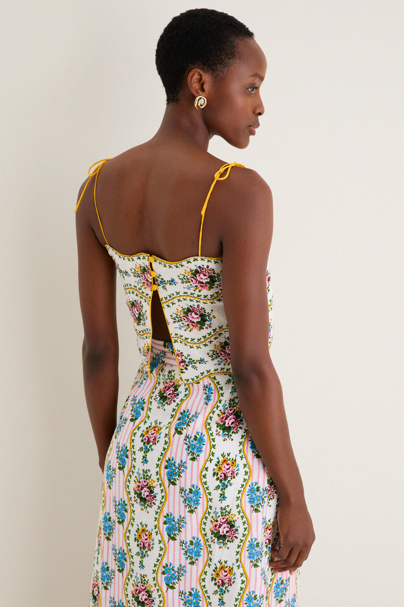 Vintage Bouquet Sicily Top