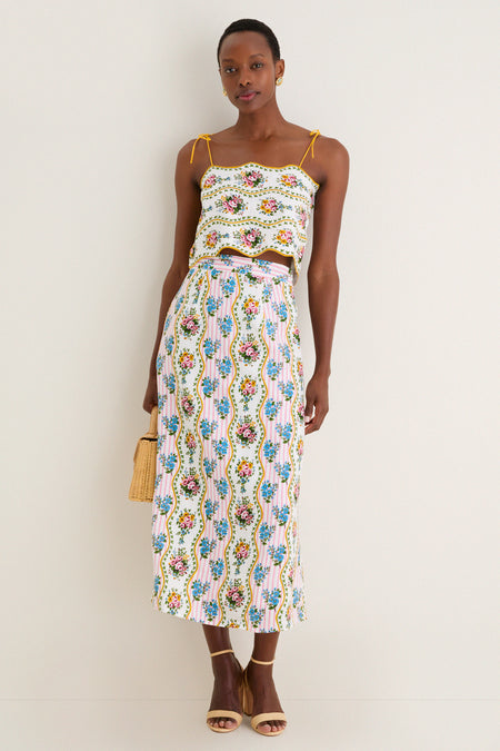 Vintage Bouquet Sicily Top