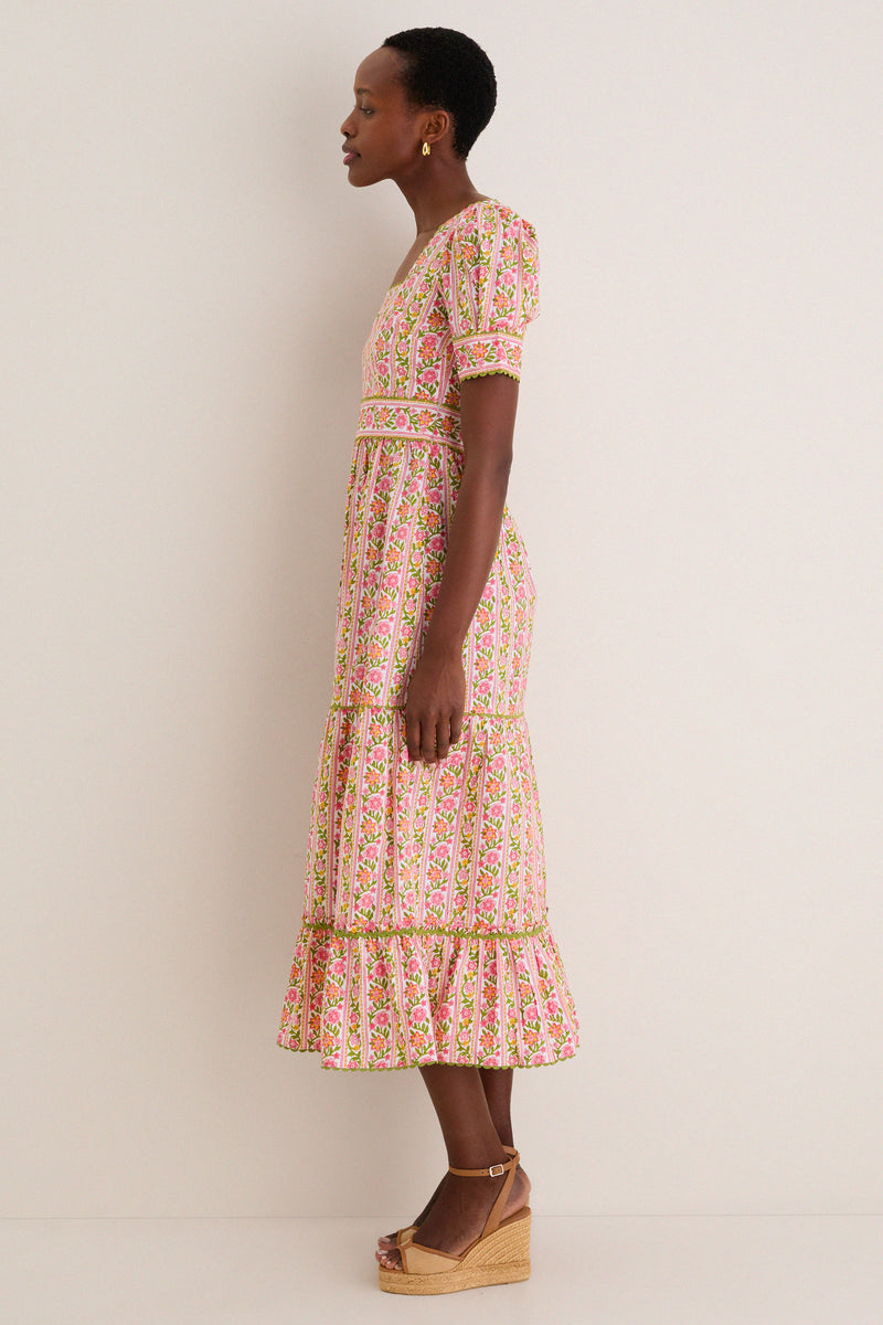 Moghul Border Evelyn Dress