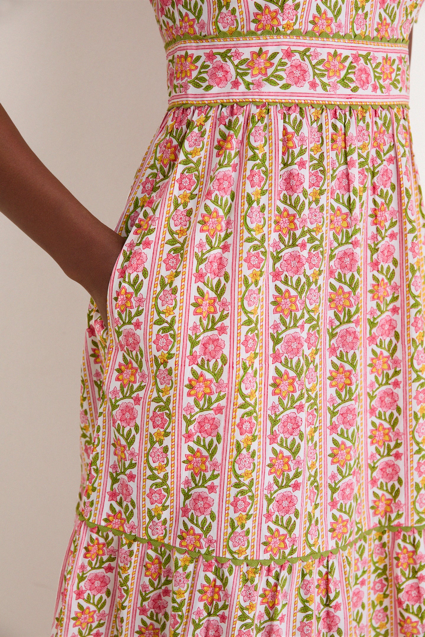 Moghul Border Evelyn Dress