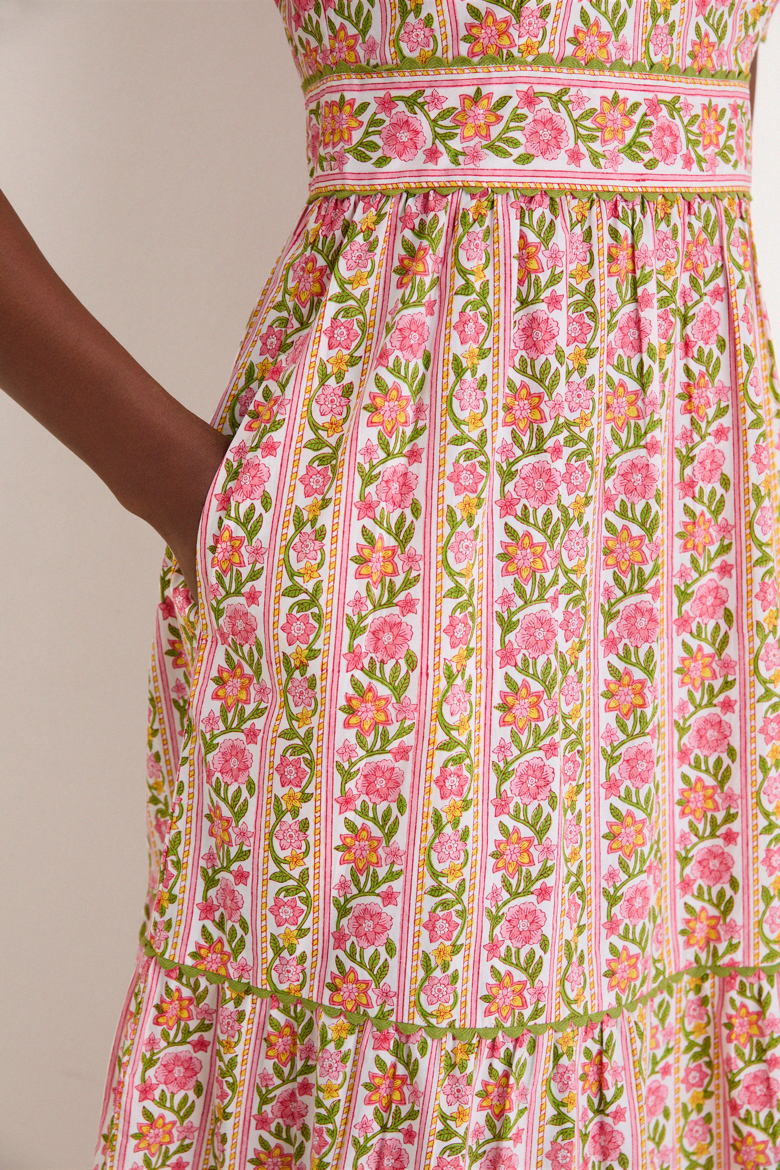 Moghul Border Evelyn Dress