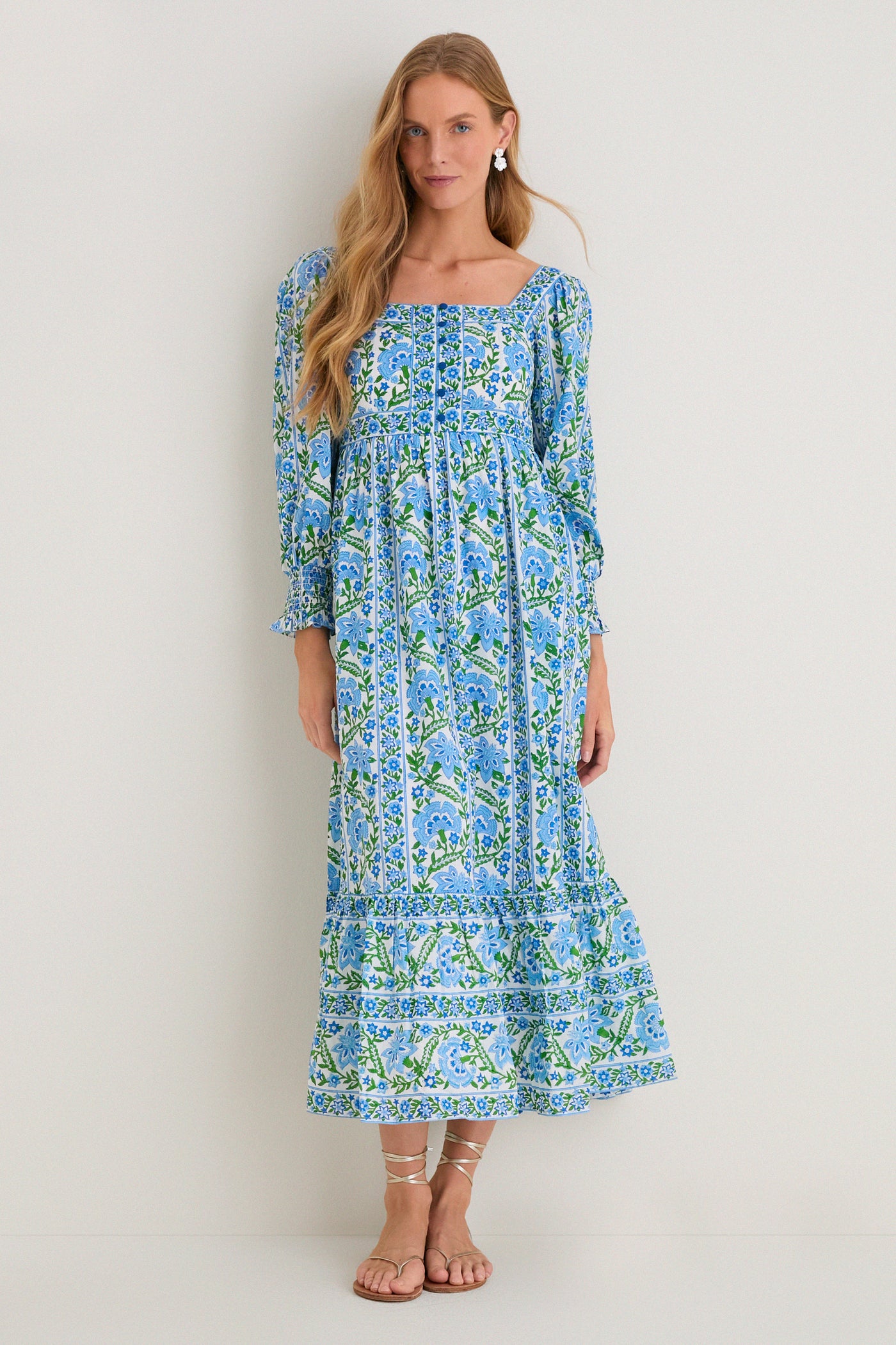 Sapphire Border Lucia Dress