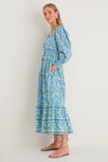 Sapphire Border Lucia Dress