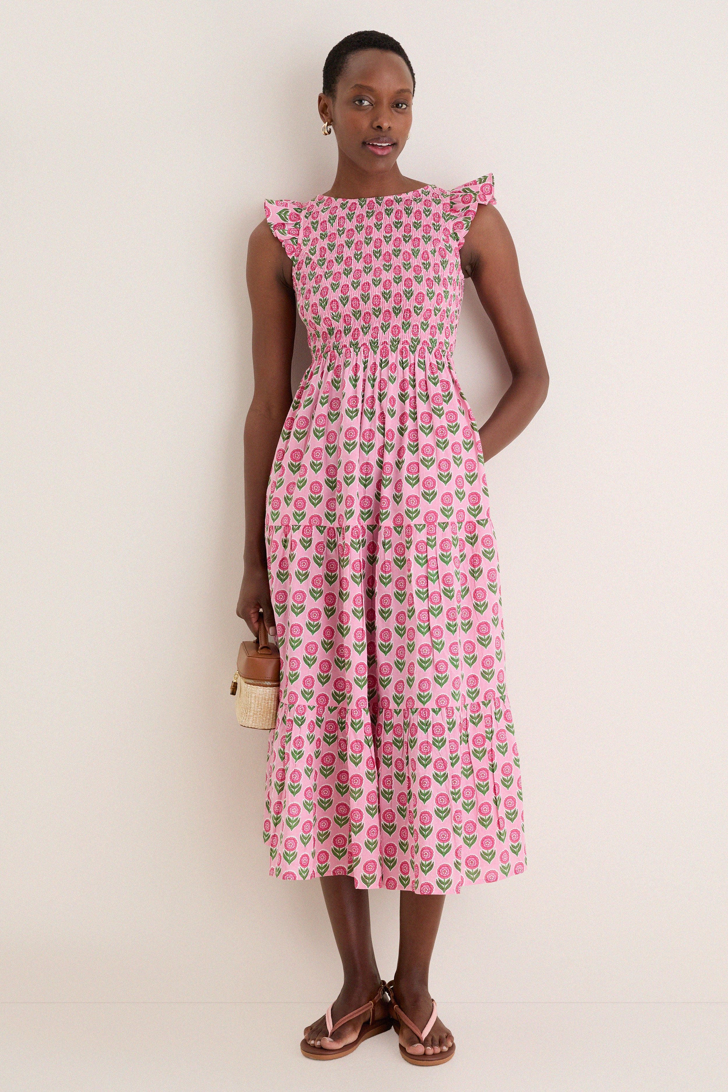 Marigold Blush David Bowie Dress | Pink City Prints