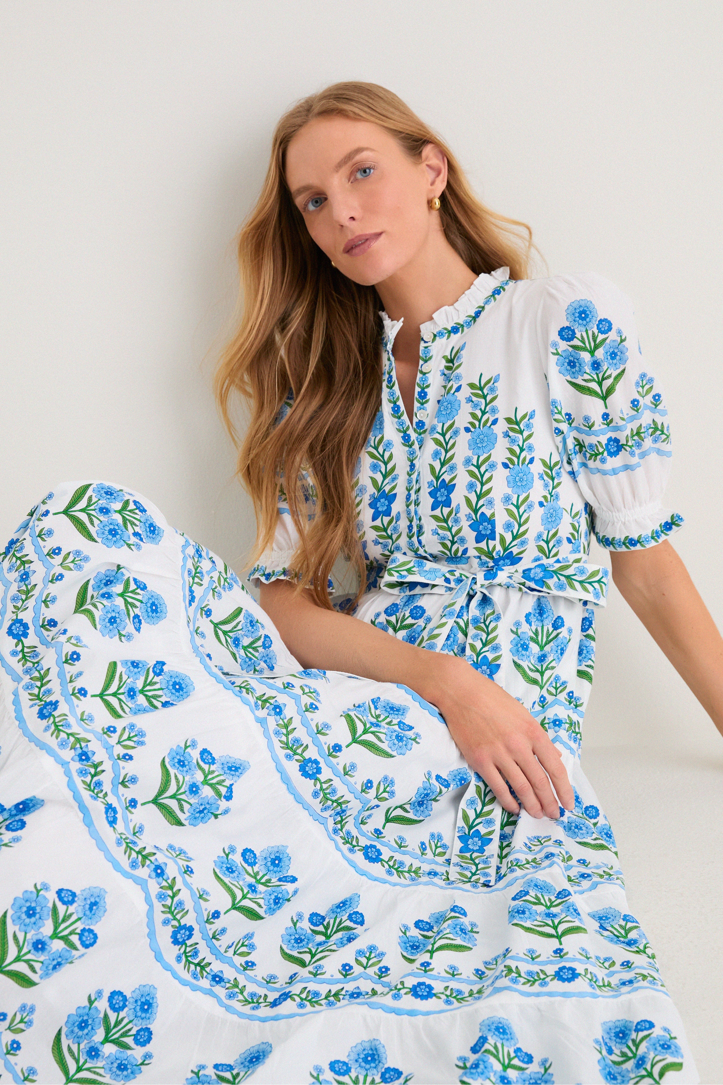 Lapis Meadow Matilda Dress | Pink City Prints