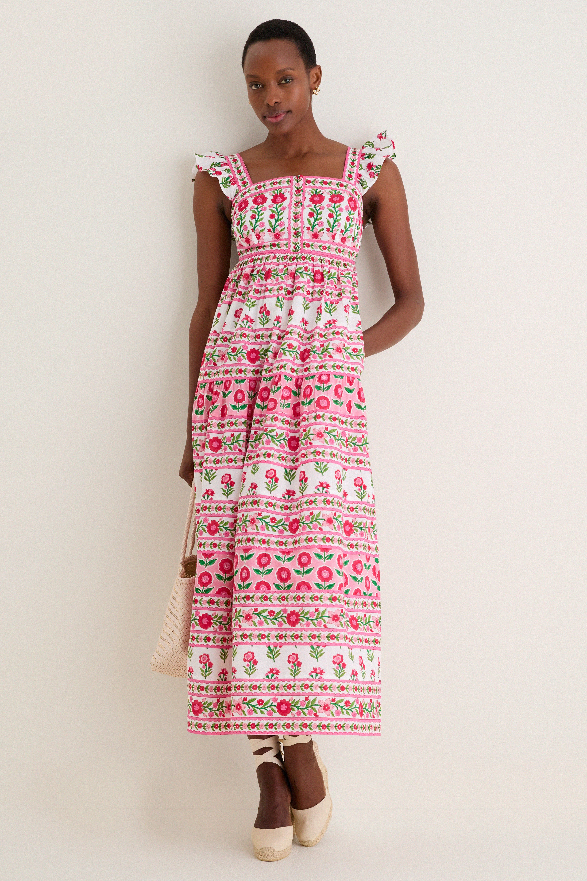 Rose Folk Lucia Dress | Pink City Prints