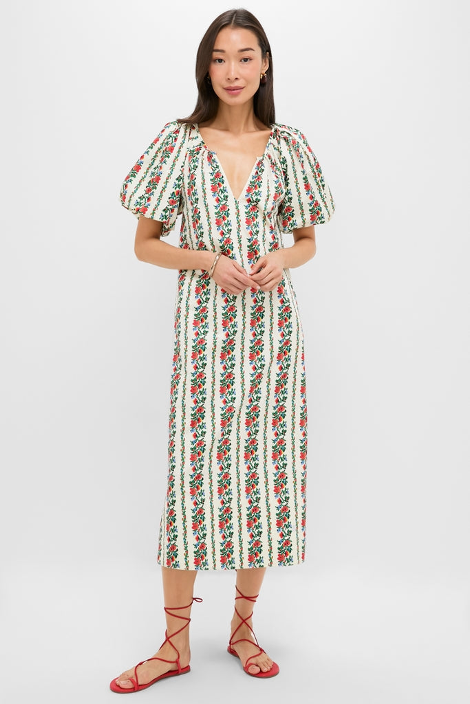 Tapestry Floral Fairground Dress