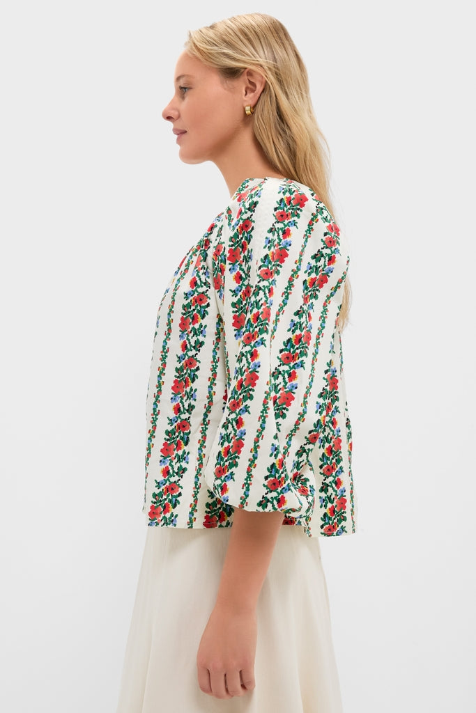 Tapestry Floral Chariot Top