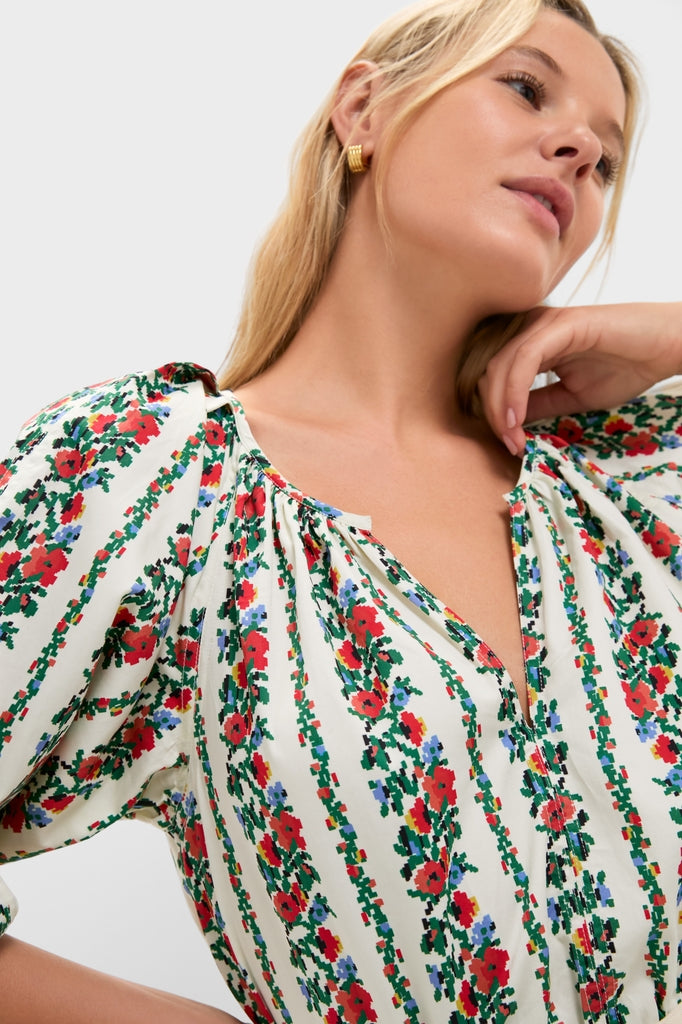 Tapestry Floral Chariot Top