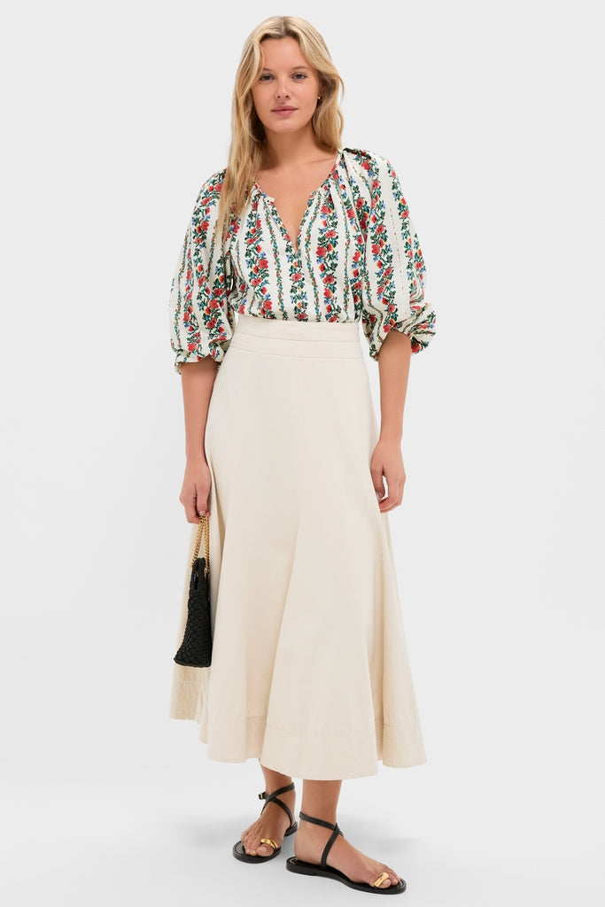 Tapestry Floral Chariot Top