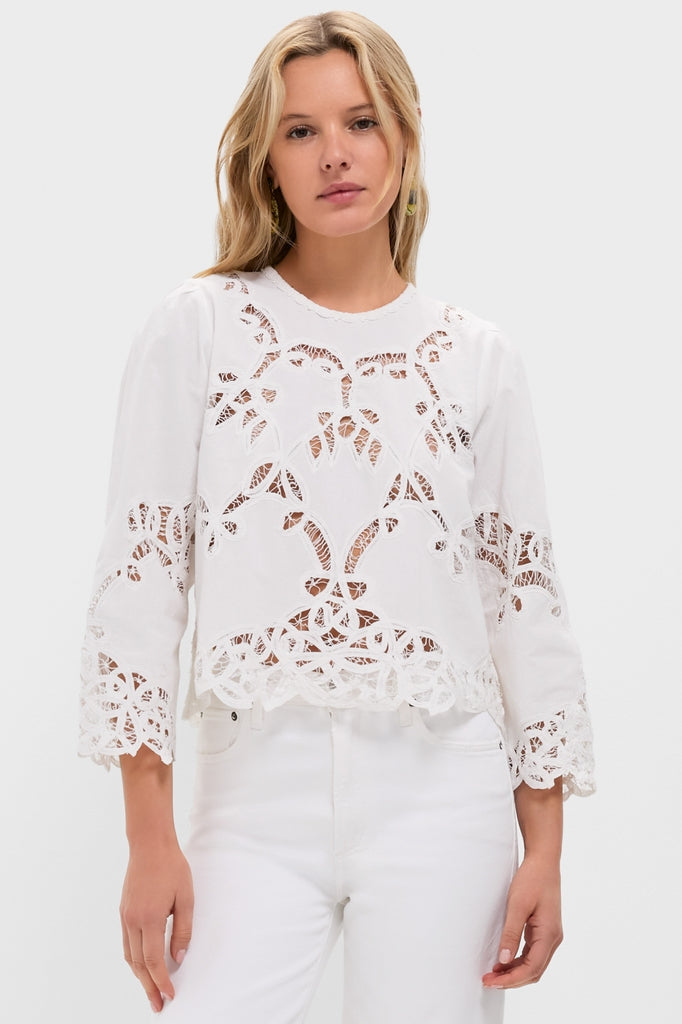 Cream Picnic Top | THE GREAT.