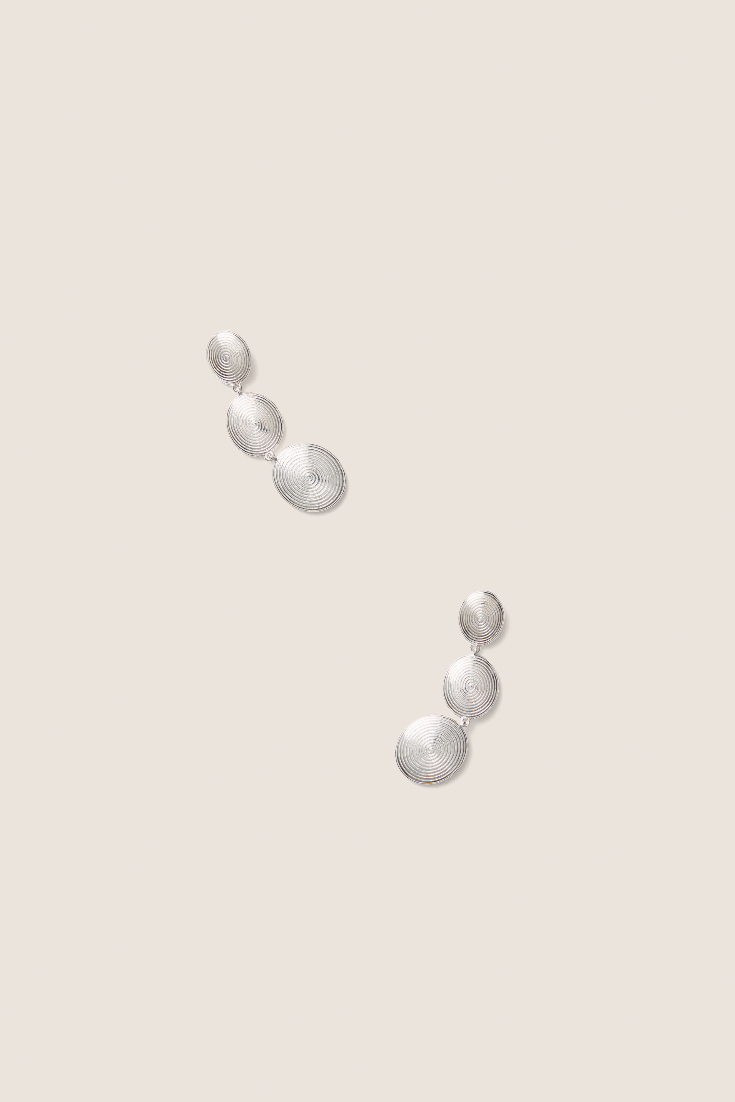 Silver Ruby Earrings