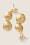 Gold Ruby Earrings