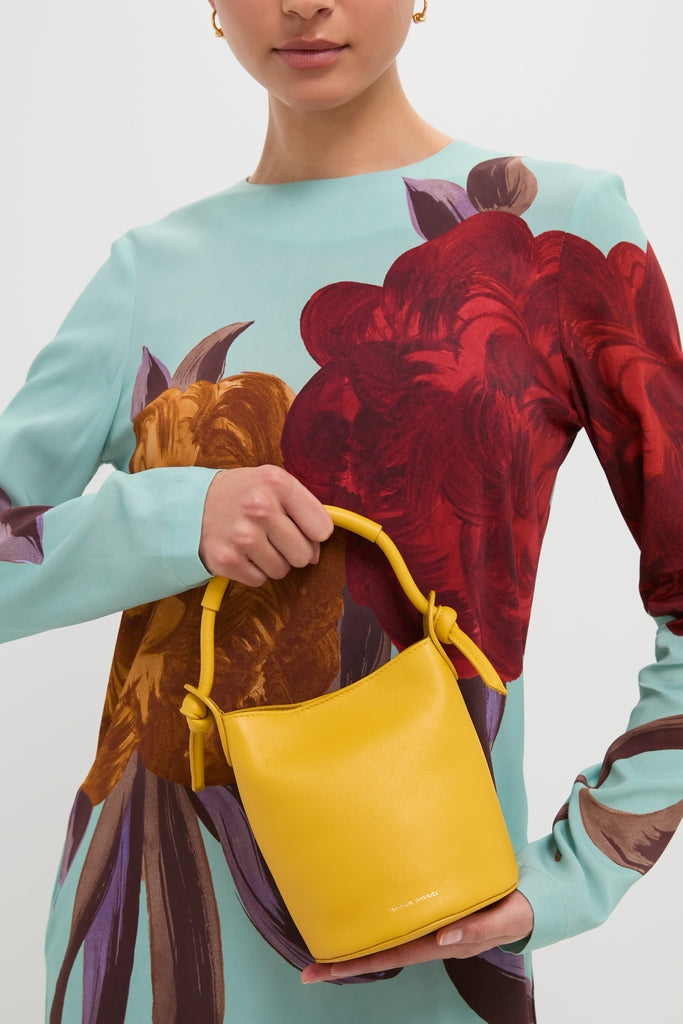 Saffron Mini-Mini Fortuna Bucket | Mansur Gavriel