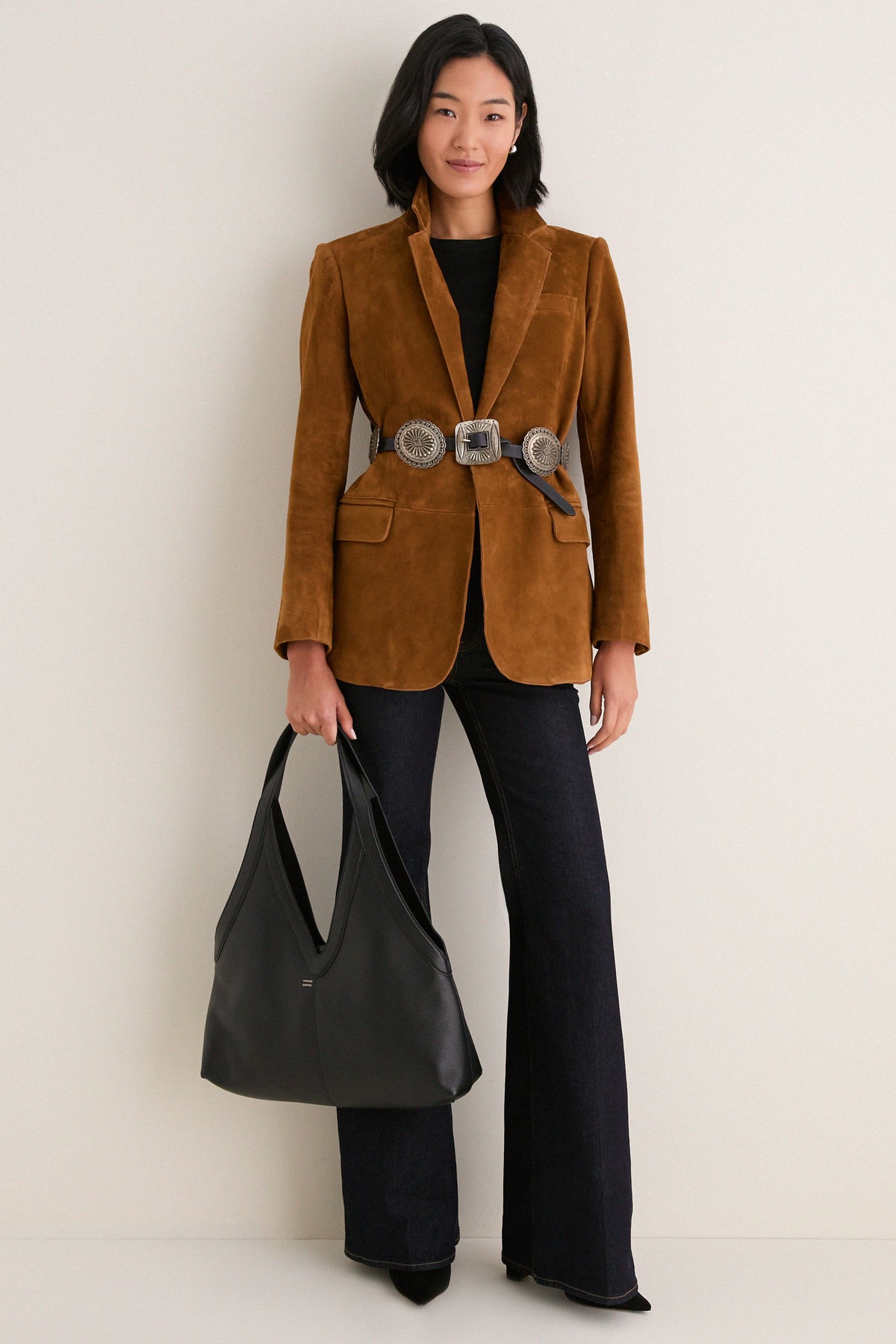 Black Soft M Tote