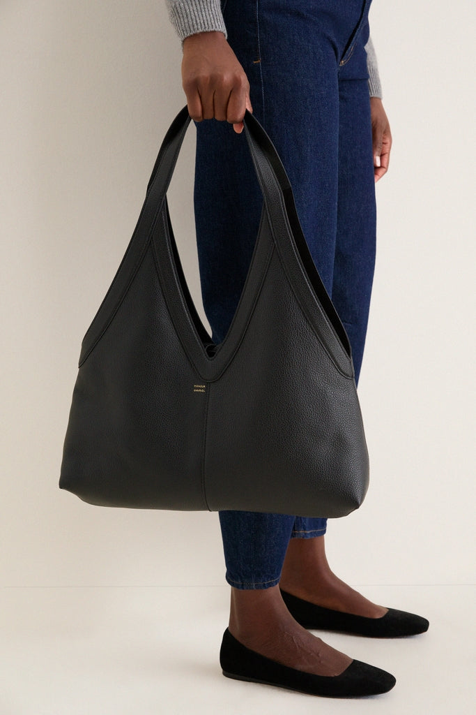 Black Soft M Tote
