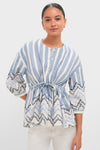 Harbour Stripe Jacquard Renford Top