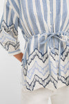 Harbour Stripe Jacquard Renford Top