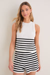 Black Stripe Marika Knit Tank