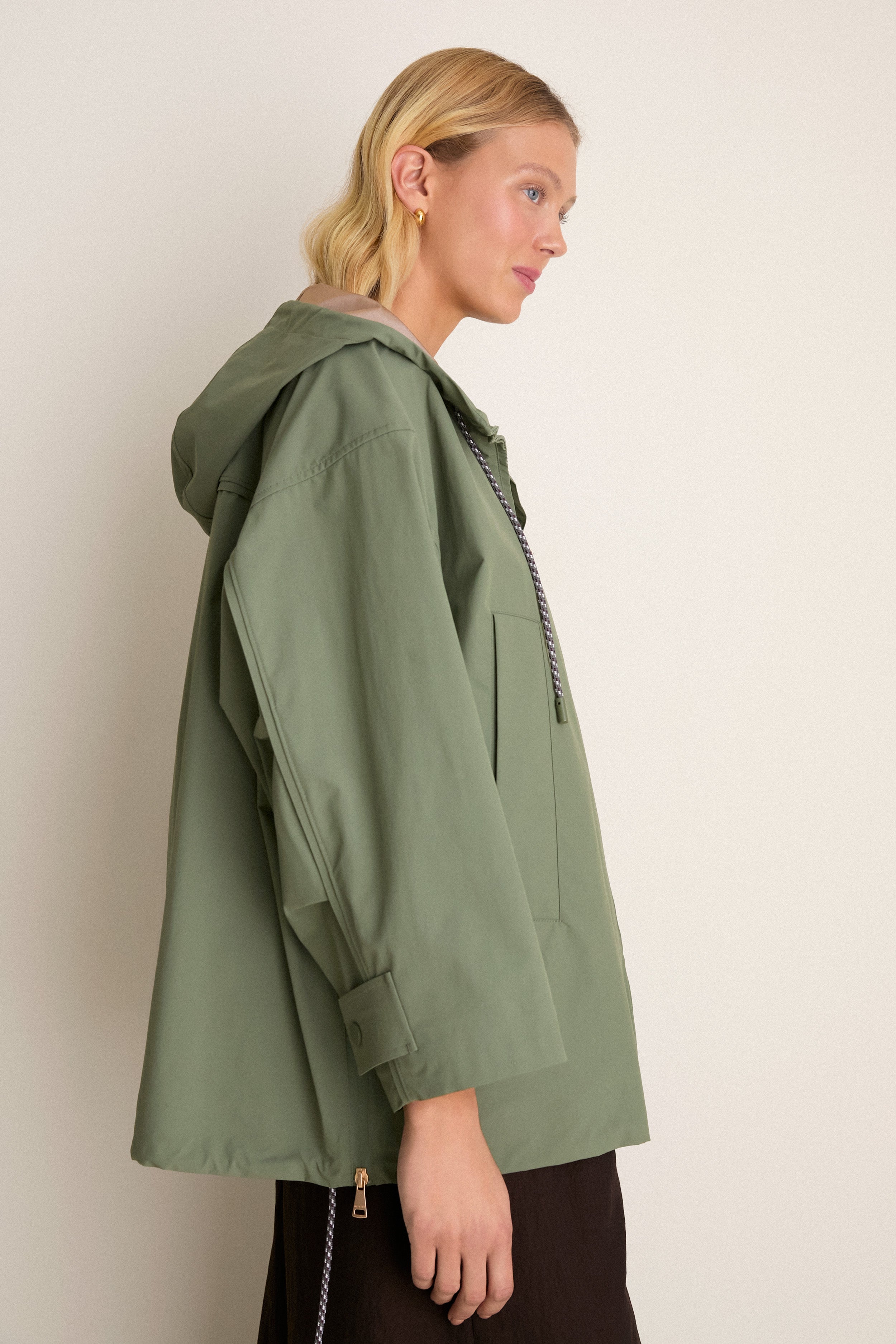 Olive Green Bella Raincoat | Weekend Max Mara