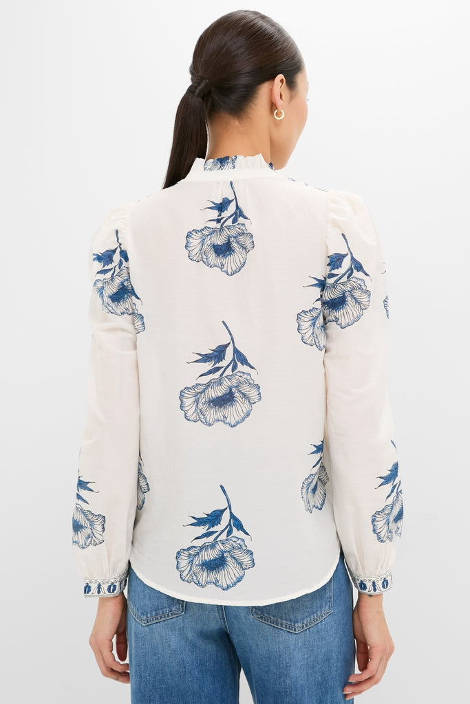 Off-White Annabel Indigo Poppy Shirt