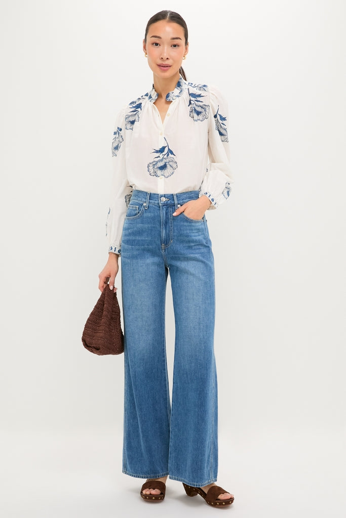 Off-White Annabel Indigo Poppy Shirt