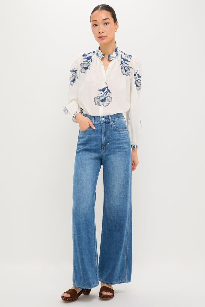 Off-White Annabel Indigo Poppy Shirt