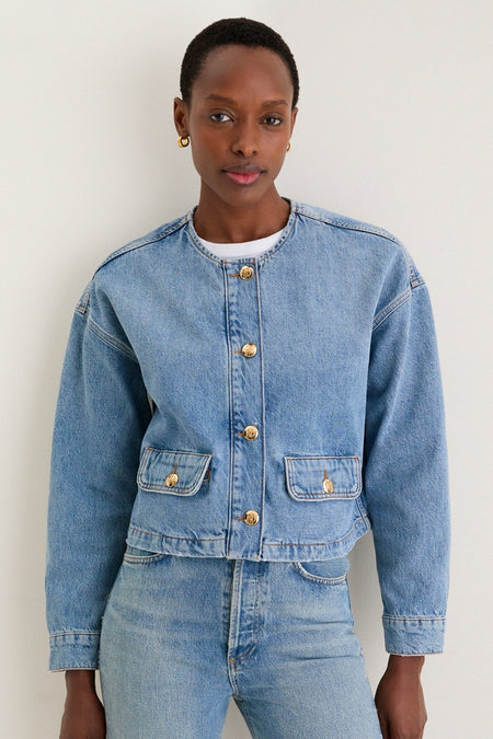 Caspian Blue Blanche Jacket