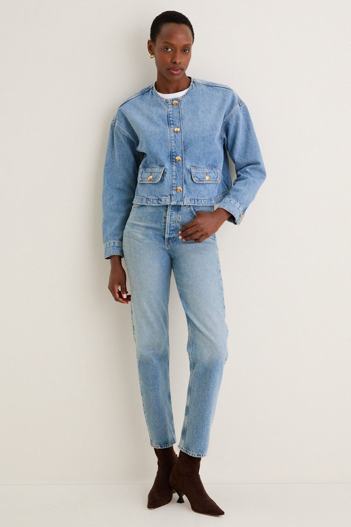 Caspian Blue Blanche Jacket