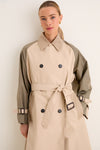 Beige Canasta Raincoat