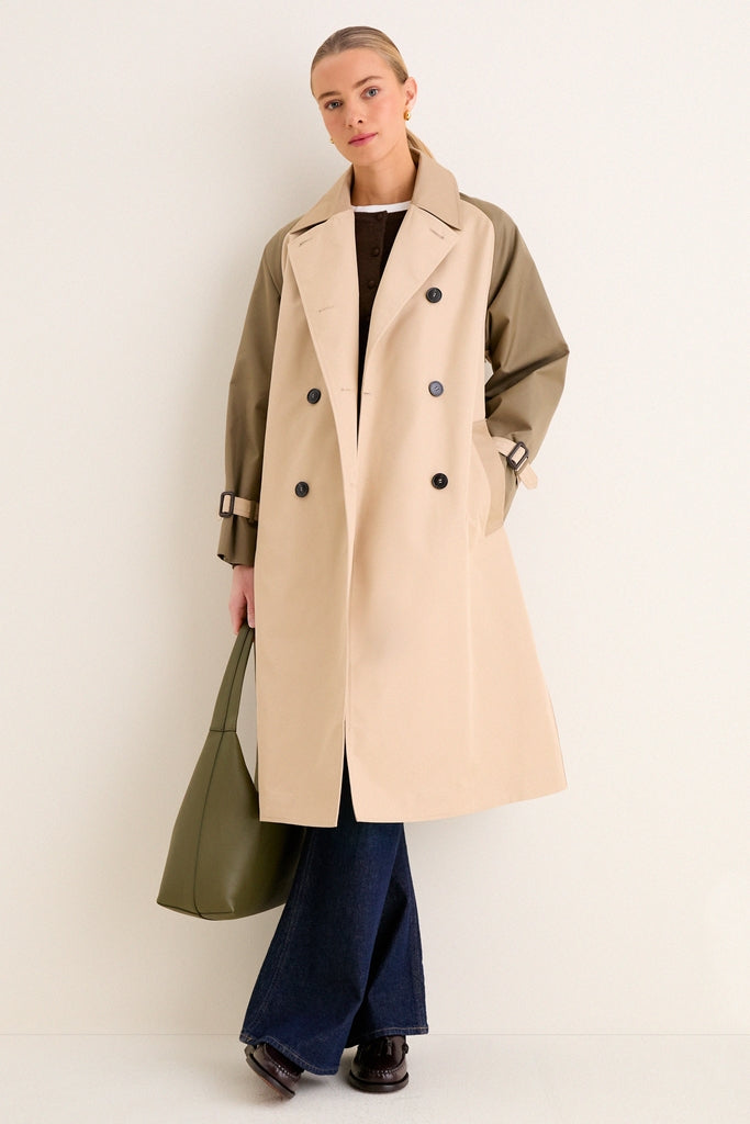 Beige Canasta Raincoat