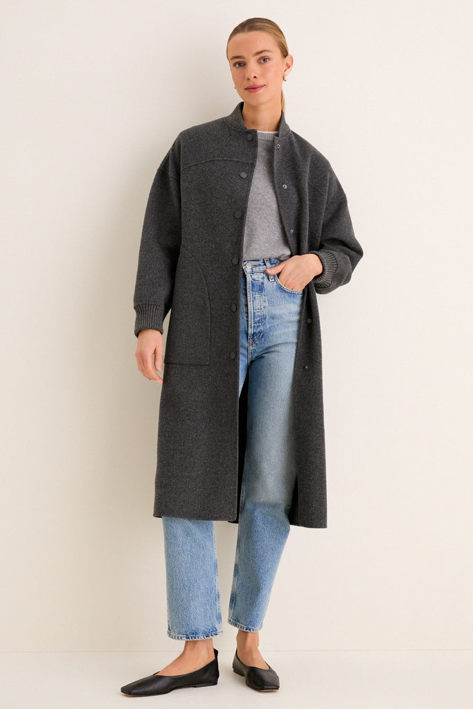 Dark Grey Alamaro Coat