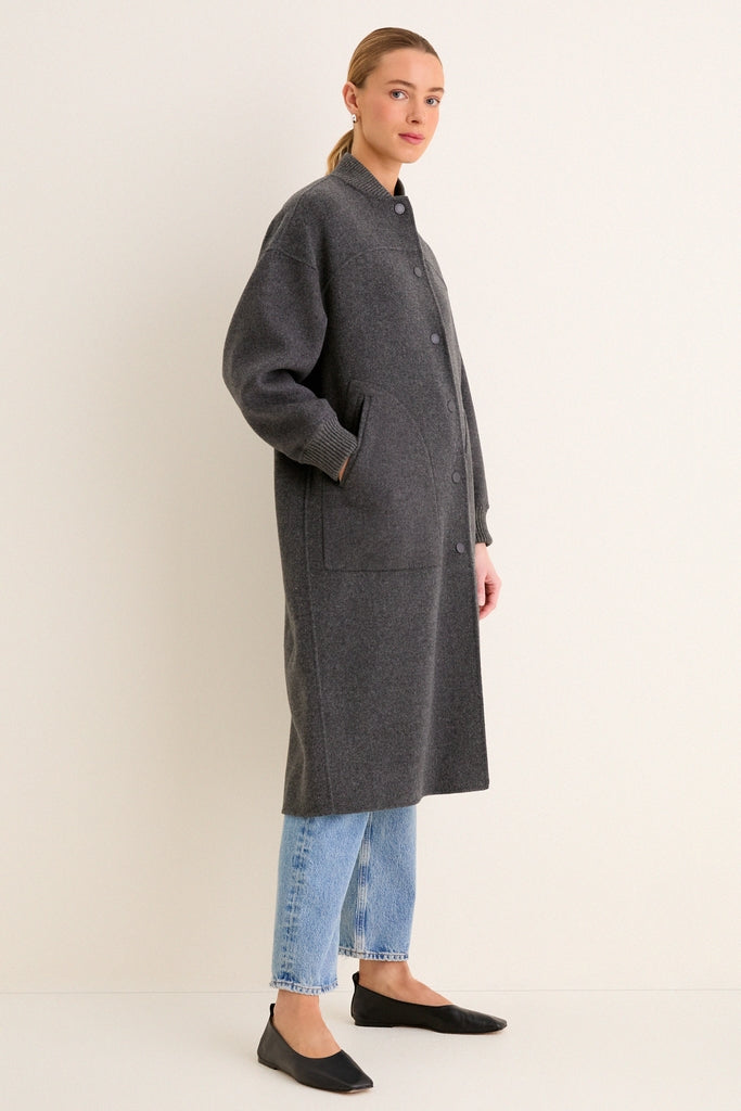 Dark Grey Alamaro Coat
