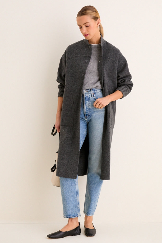 Dark Grey Alamaro Coat