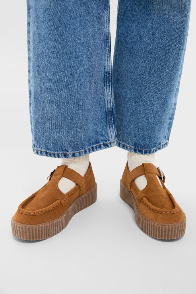 Red Brown Solista Shoes